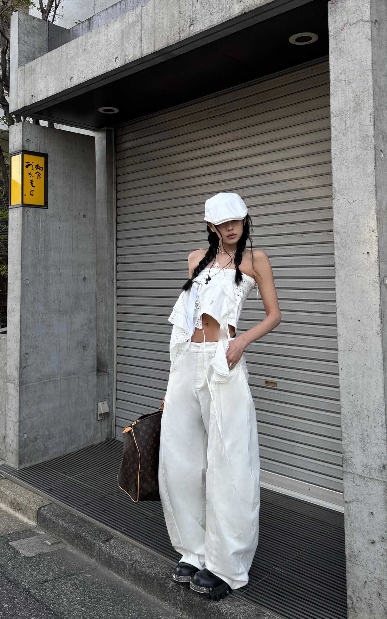 <tc>WARDEN EDGE</tc> Pantaloni drammatici a gamba larga e lunghezza fino a terra