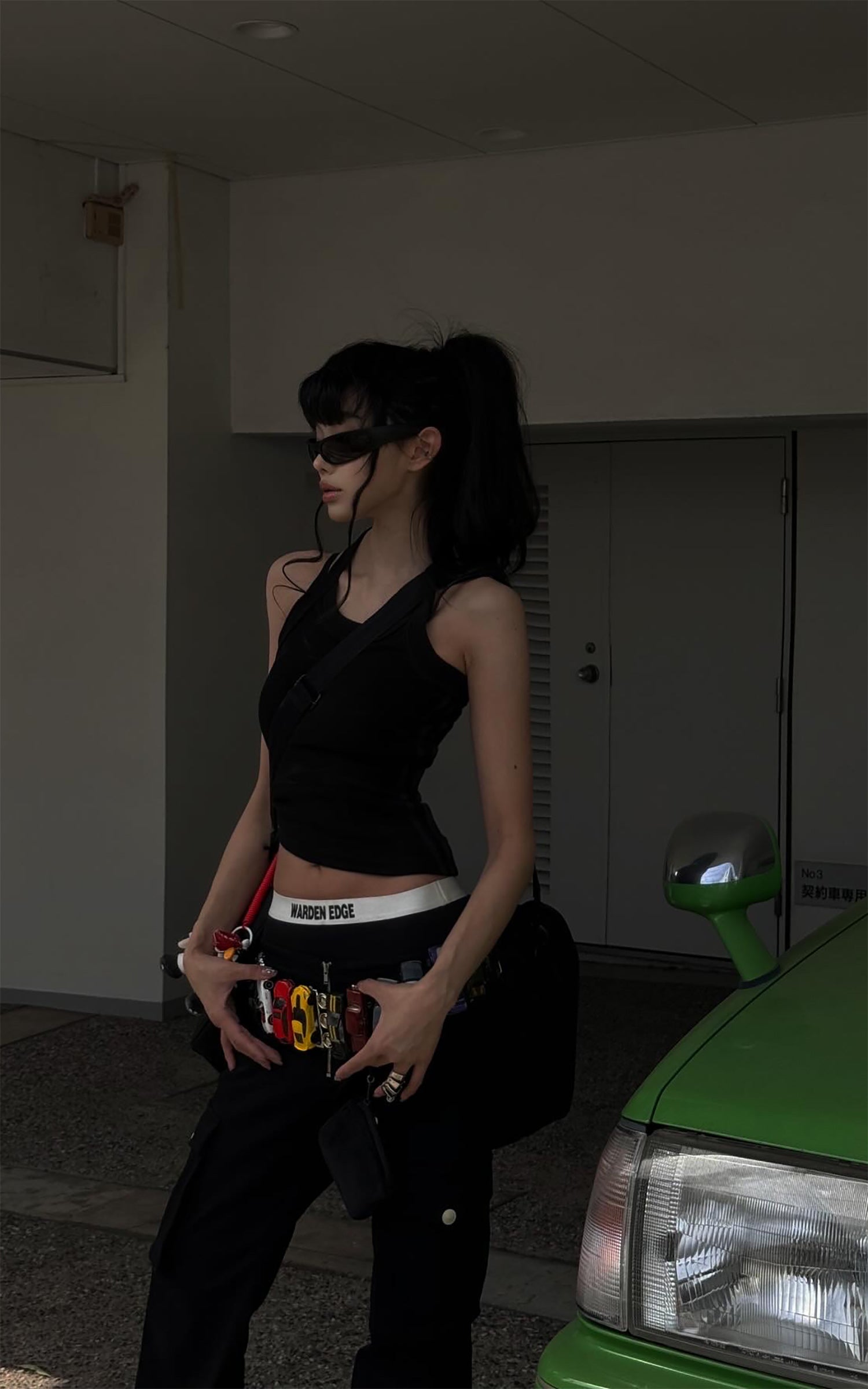 <tc>WARDEN EDGE</tc> Canotta a Costine con Scollo a Vogatore