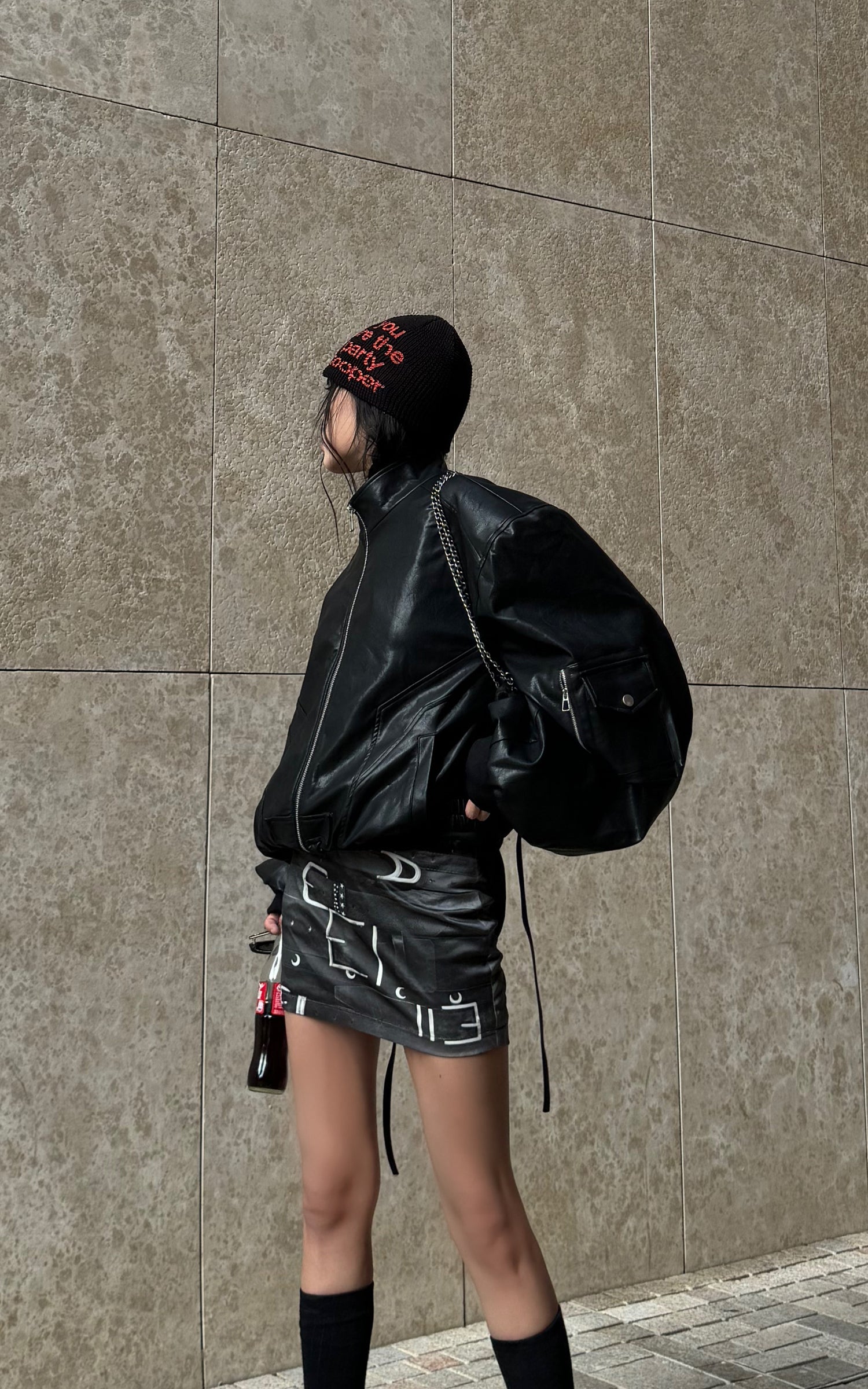 <tc>WARDEN EDGE</tc> Minigonna con stampa cintura