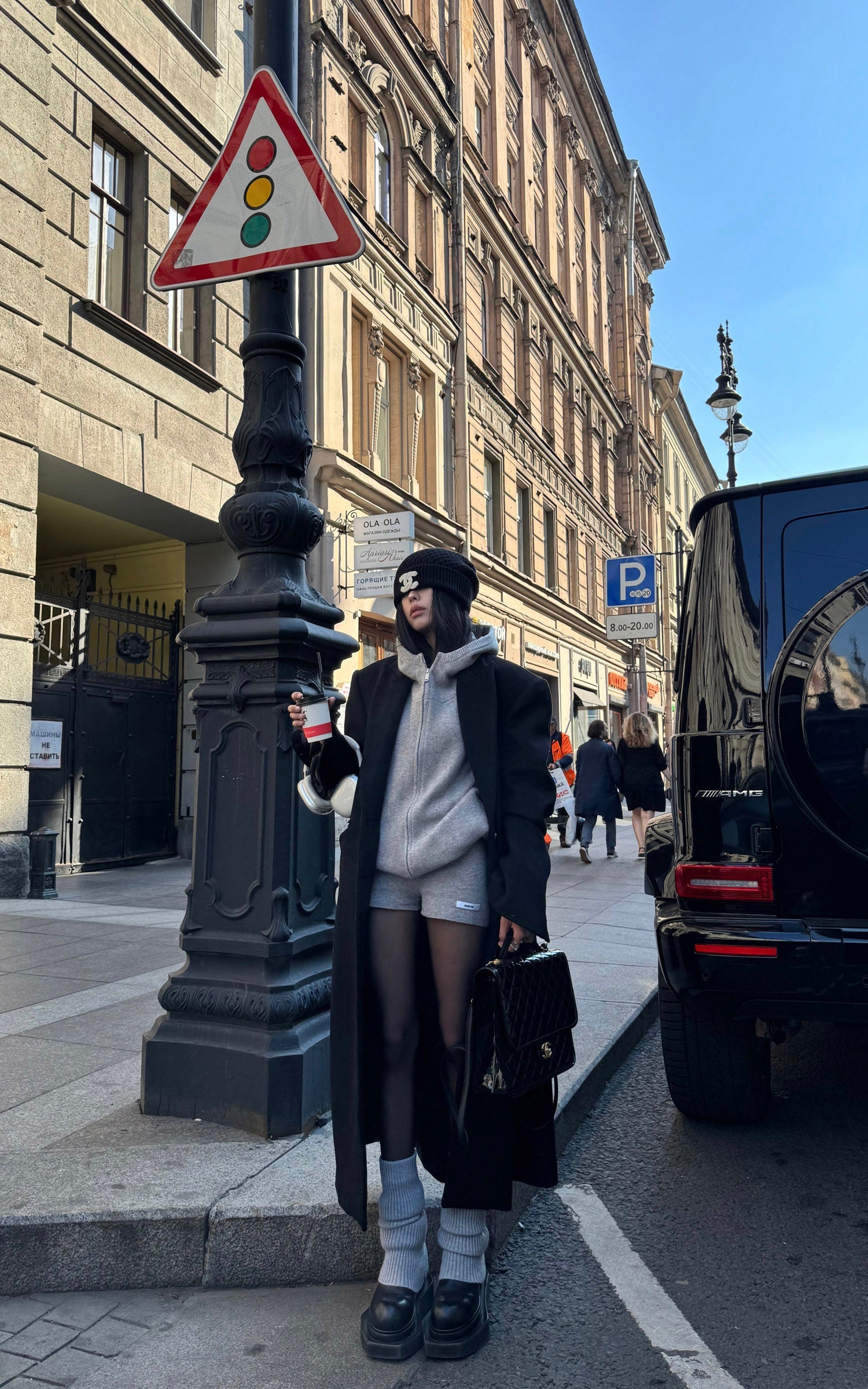 WARDEN EDGE Oversized Wool Coat - Classic Longline Silhouette