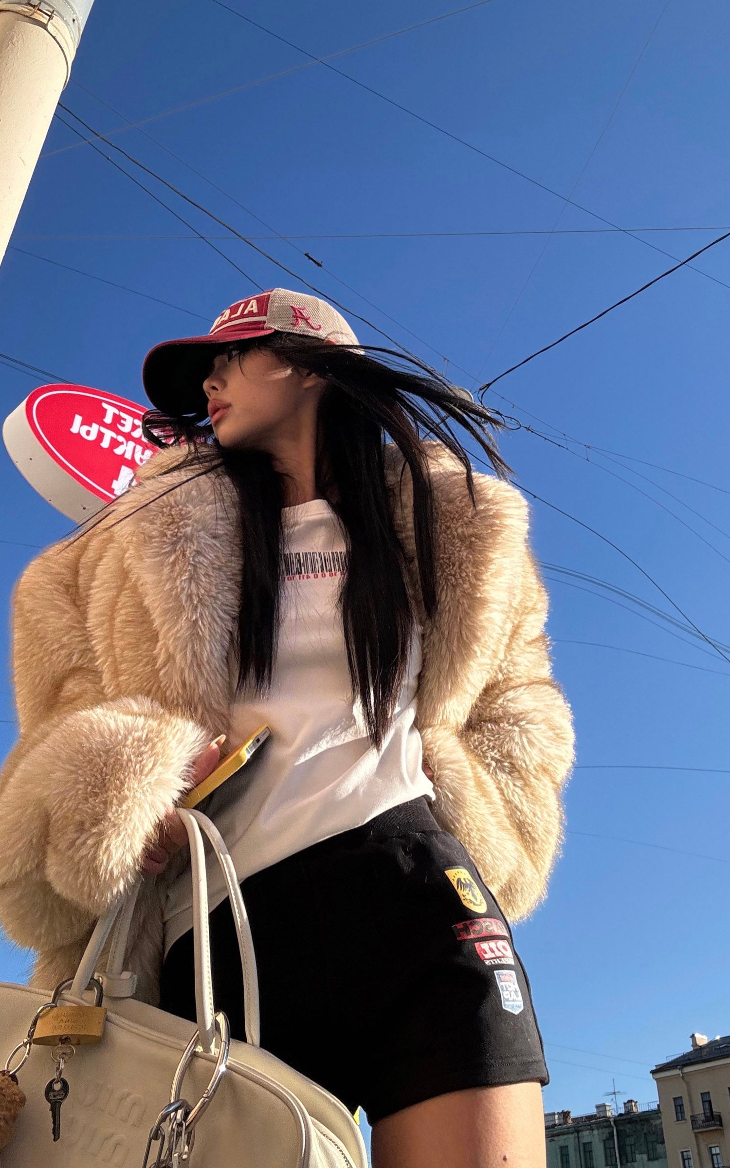 <tc>WARDEN EDGE</tc> Cappotto Oversize in Eco-Pelliccia