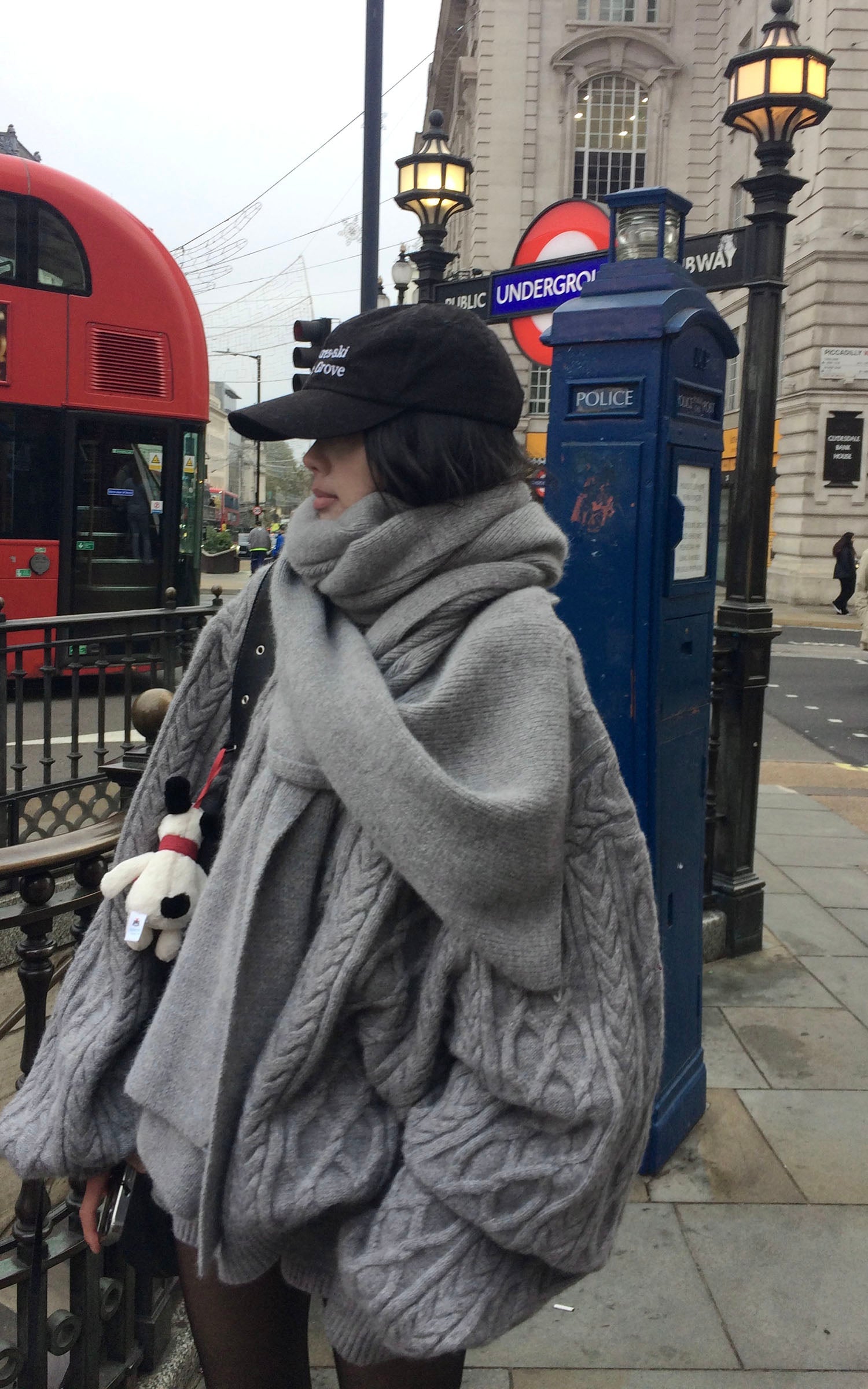 WARDEN EDGE Grey Lazy Chic Sweater Set