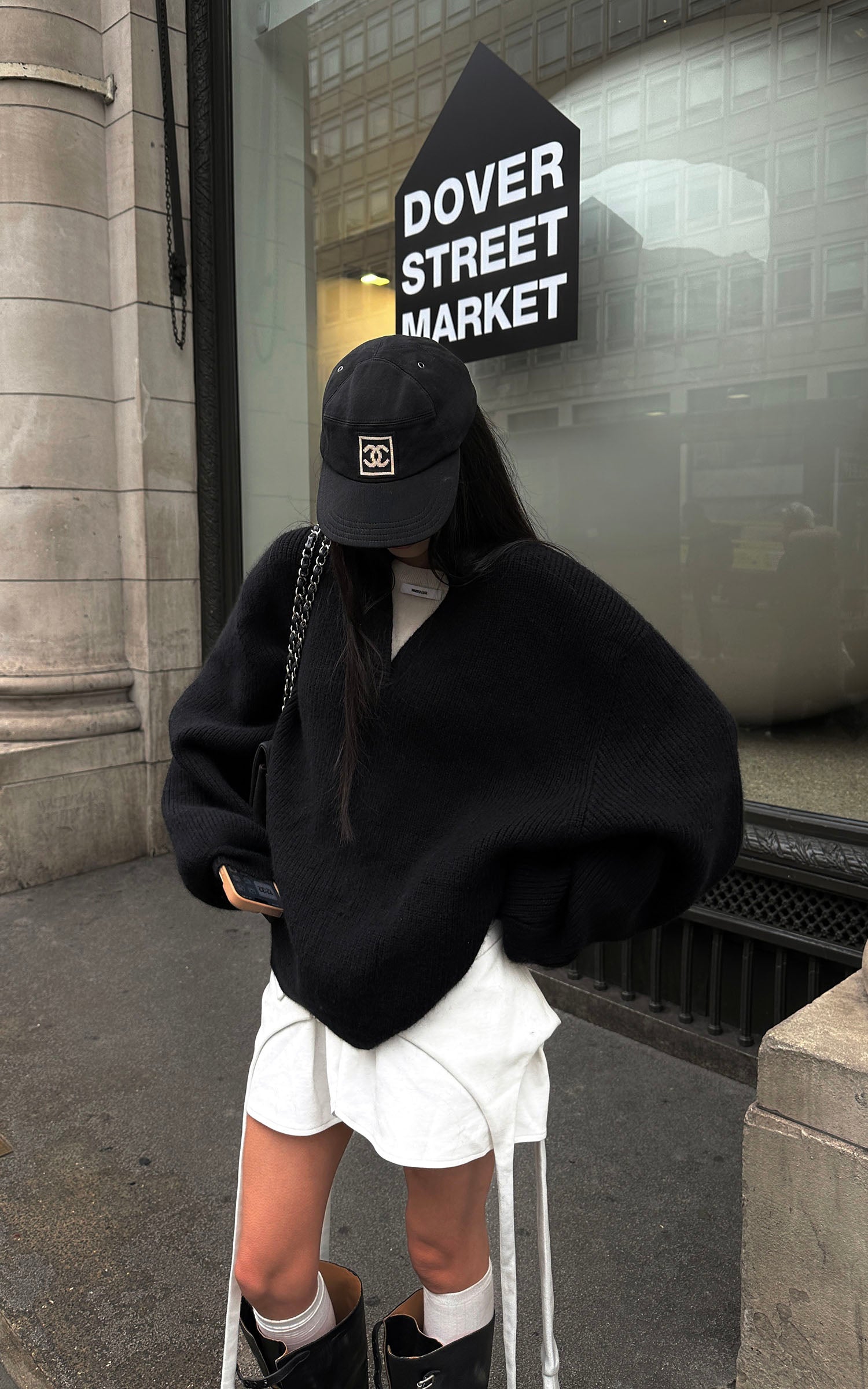 <tc>WARDEN EDGE</tc> Pull en maille à col en V superposé