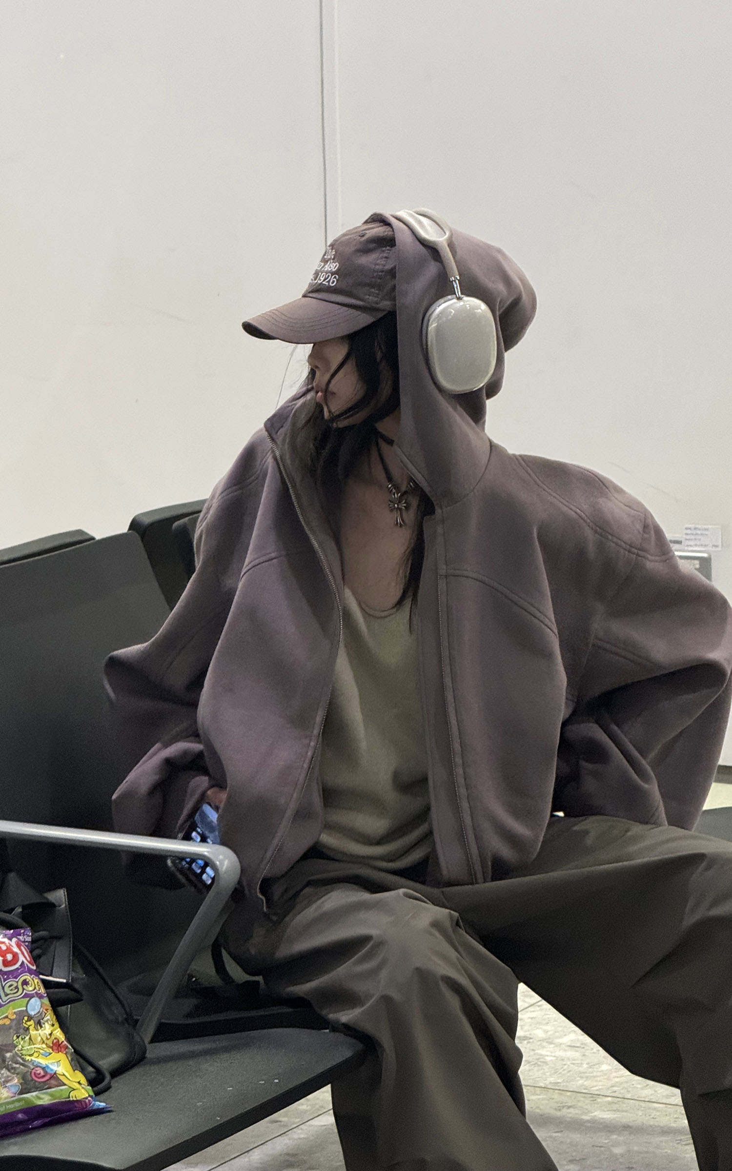 WARDEN EDGE Zipped Hooded Sweatshirt Jacket