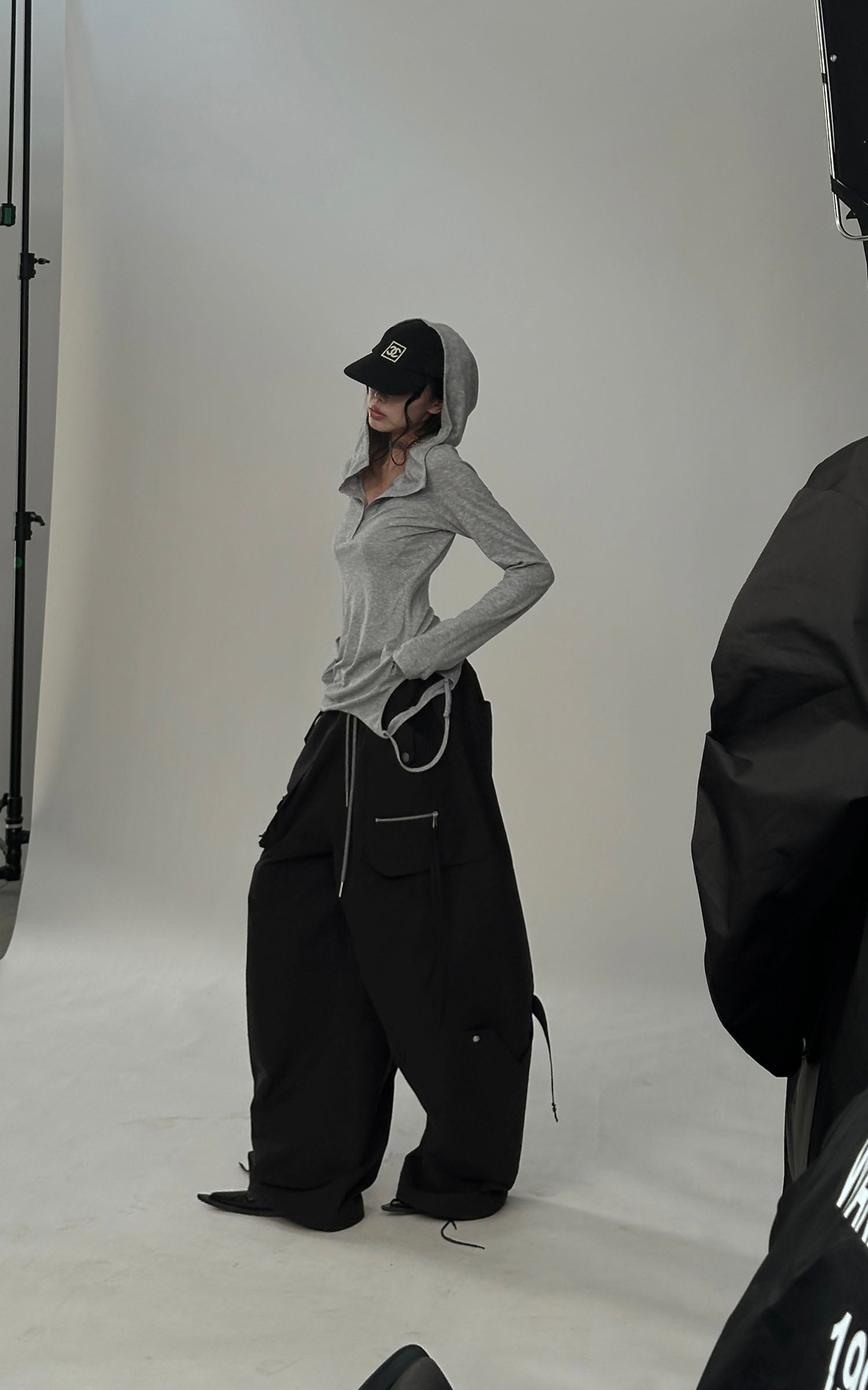 <tc>WARDEN EDGE</tc> ハイウエストワイドレッグカーゴパンツ