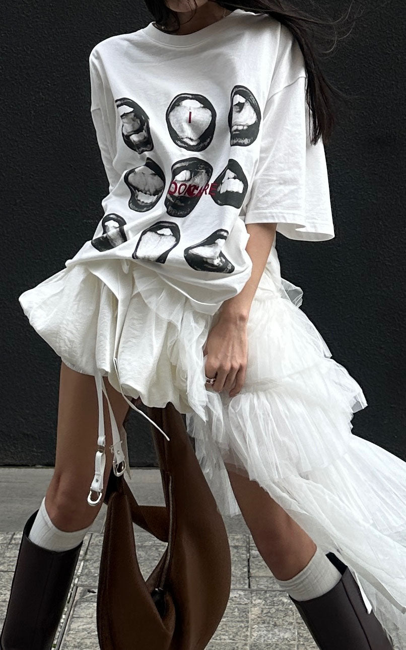 WARDEN EDGE Graphic Oversized Tee