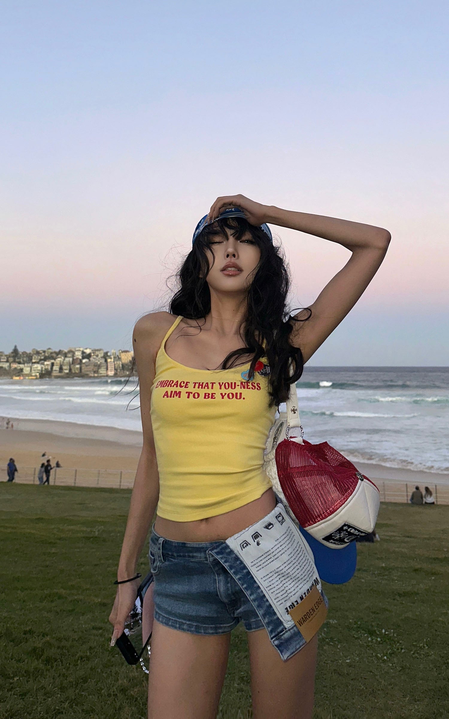 <tc>WARDEN EDGE</tc> Canotta con Distintivo Giallo