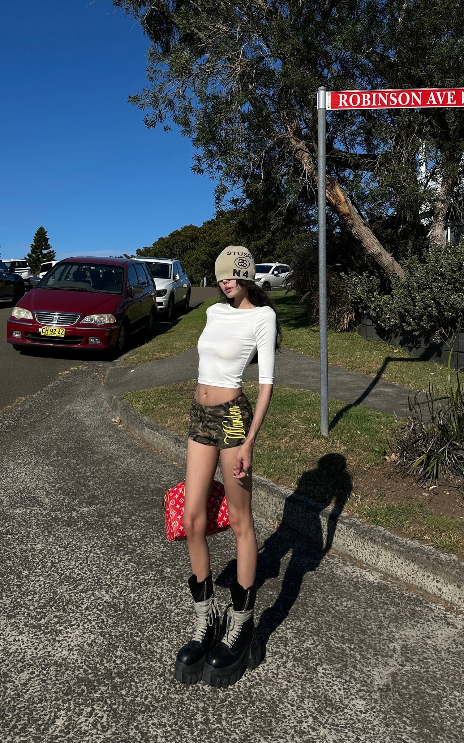 <tc>WARDEN EDGE</tc> Haut court ajusté à côtes