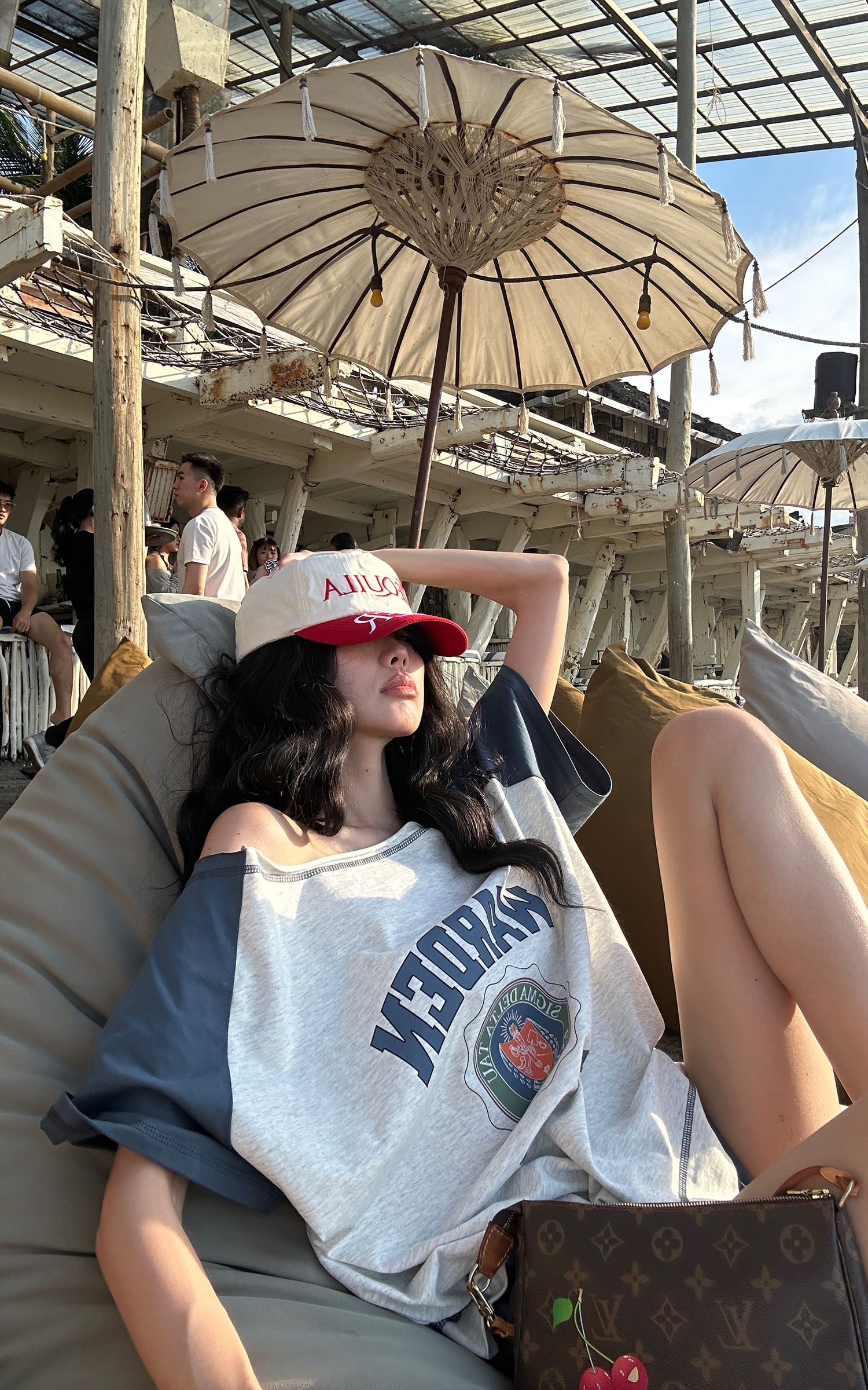 <tc>WARDEN EDGE</tc> Camiseta con mangas en contraste y emblema