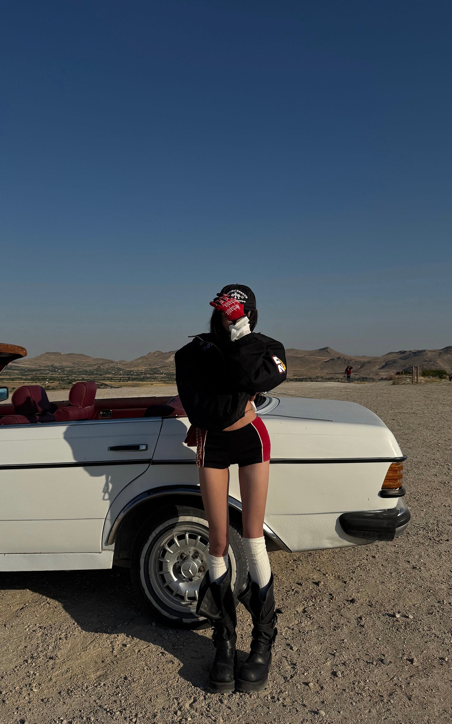 WARDEN EDGE Contrast Trim Fitted Shorts – Red and Black Sporty Micro Bottoms