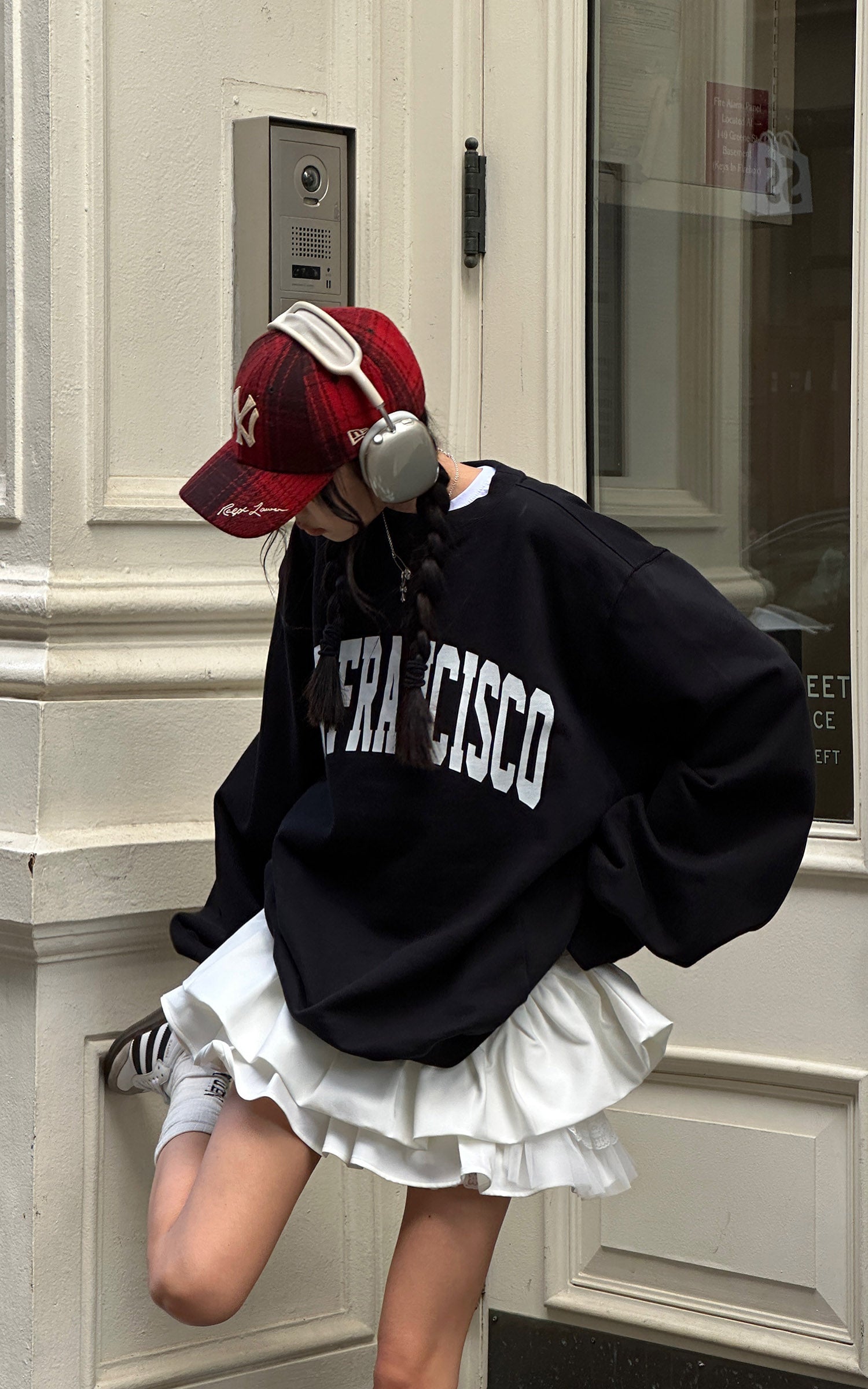 WARDEN EDGE Oversized San Francisco Sweatshirt Casual Streetwear Pullover