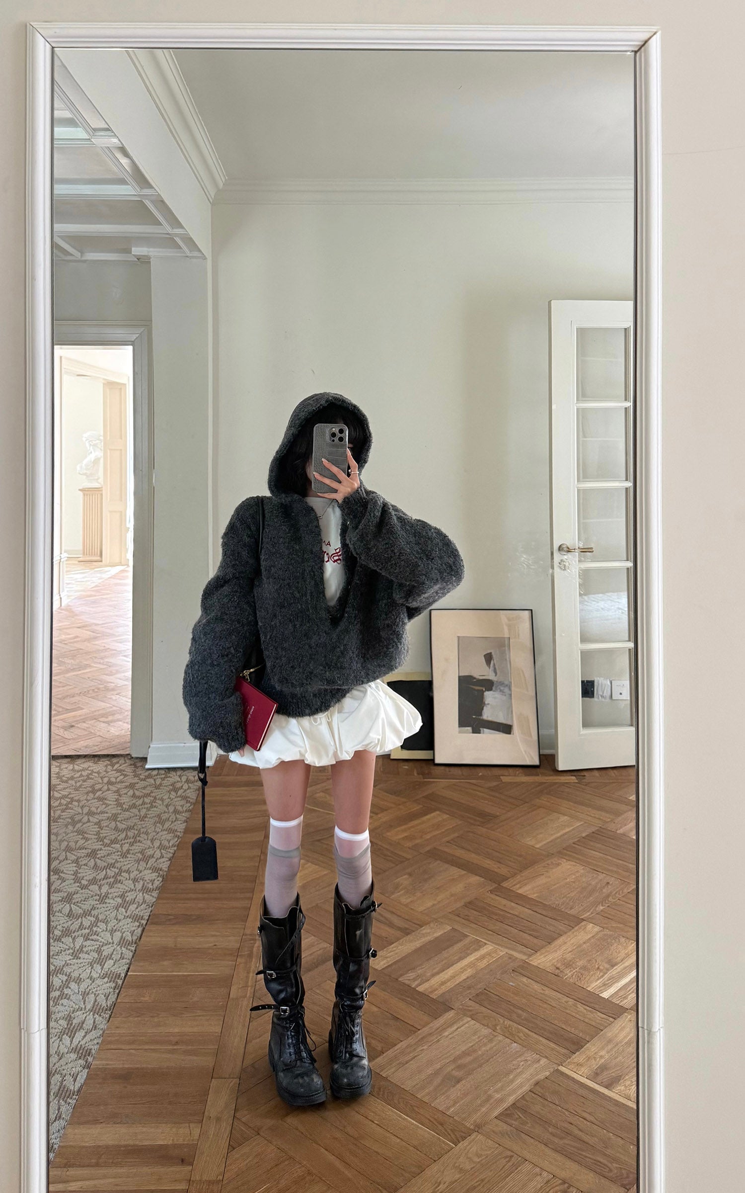 WARDEN EDGE Balloon Mini Skirt