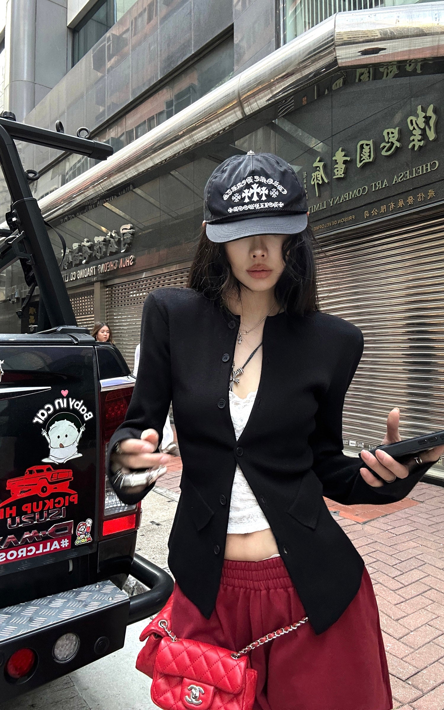 WARDEN EDGE Sculpted Knit Cardigan with Deconstructed Silhouette