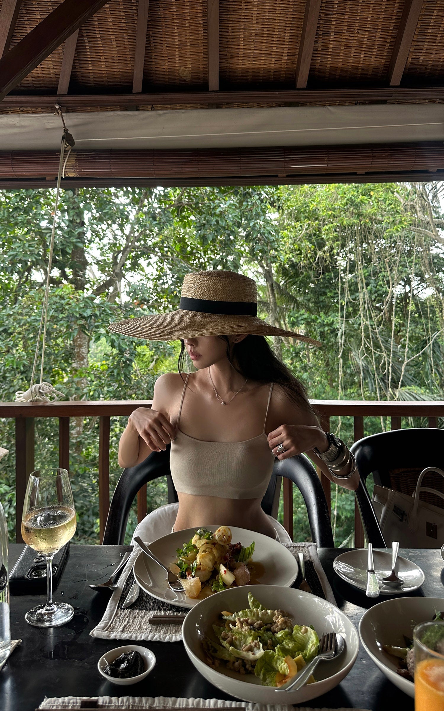 WARDEN EDGE Minimal Ribbed Cropped Camisole