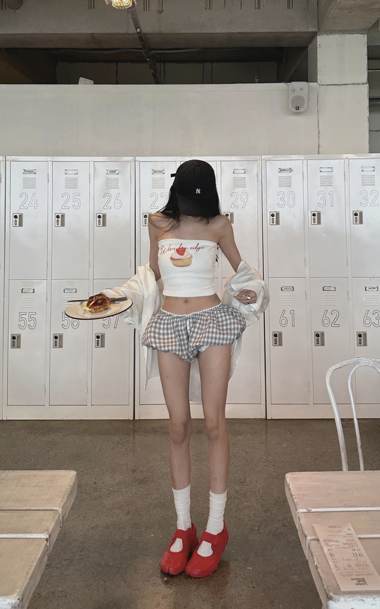 WARDEN EDGE Gingham Bubble Shorts