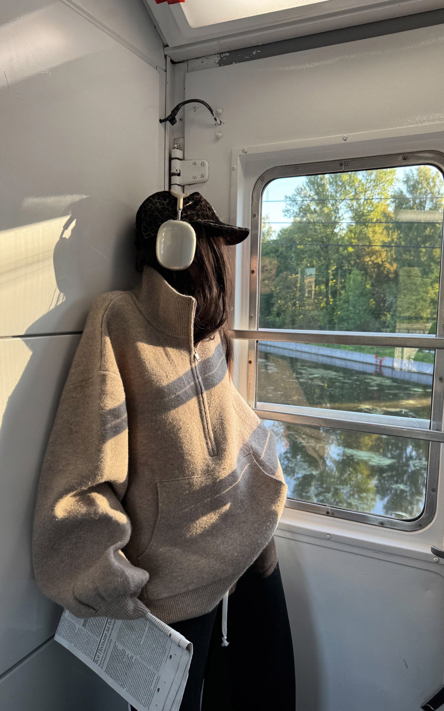 <tc>WARDEN EDGE</tc> Pull à col montant zippé oversize