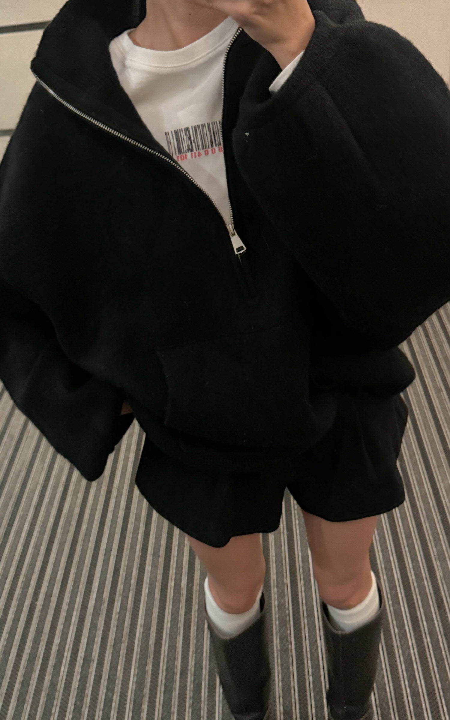 <tc>WARDEN EDGE</tc> Shorts a Vita Alta in Misto Lana