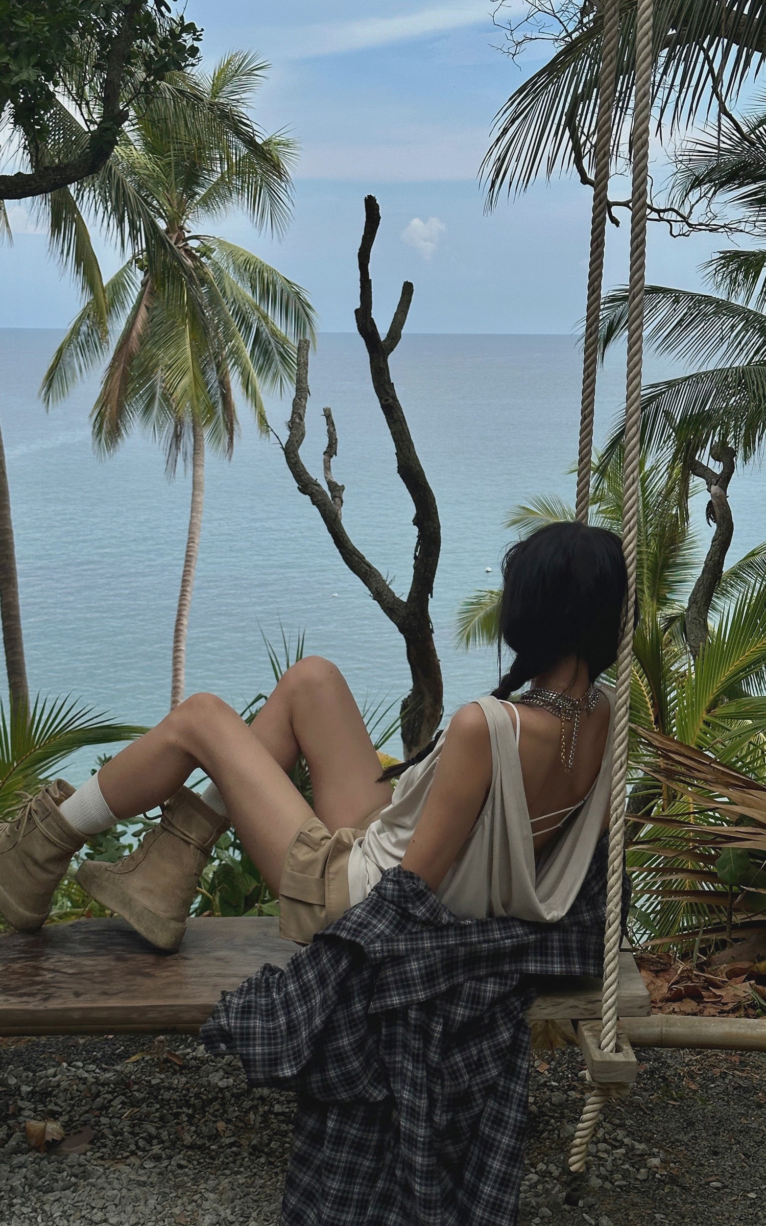 <tc>WARDEN EDGE</tc> Set Canotta Drappeggiata Due Pezzi